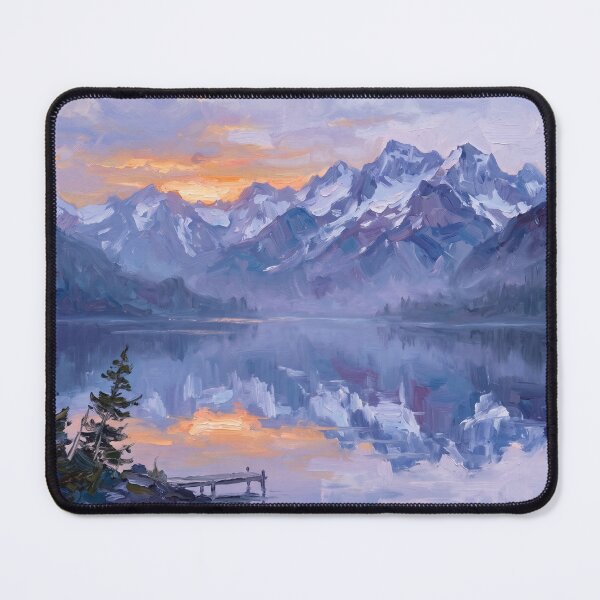 Item preview,  Sunset Reflection Over Mountain Lake designed and sold by kathelenrobera.
