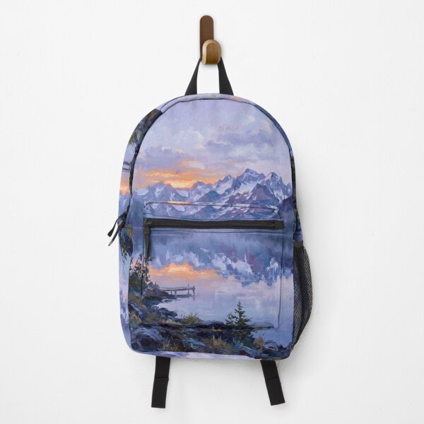 Item preview, Sunset Reflection Over Mountain Lake designed and sold by kathelenrobera.