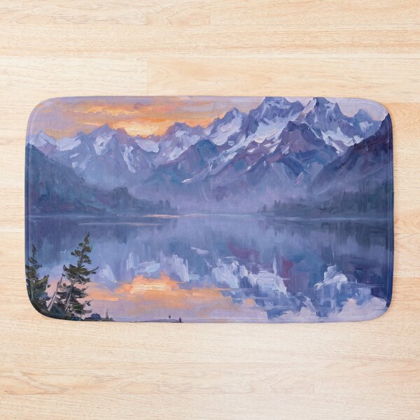 Item preview,  Sunset Reflection Over Mountain Lake designed and sold by kathelenrobera.