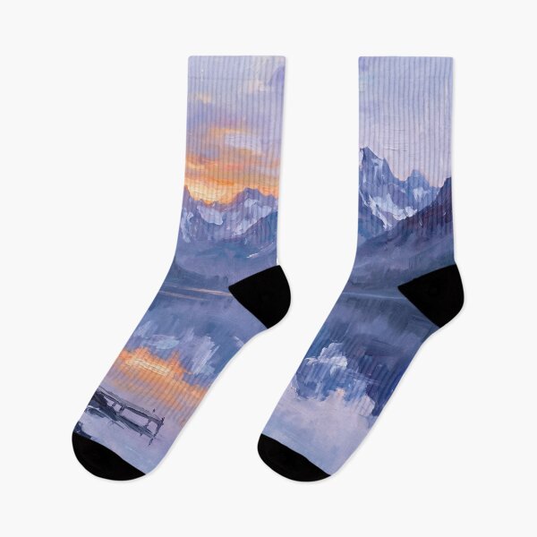 Item preview,  Sunset Reflection Over Mountain Lake designed and sold by kathelenrobera.