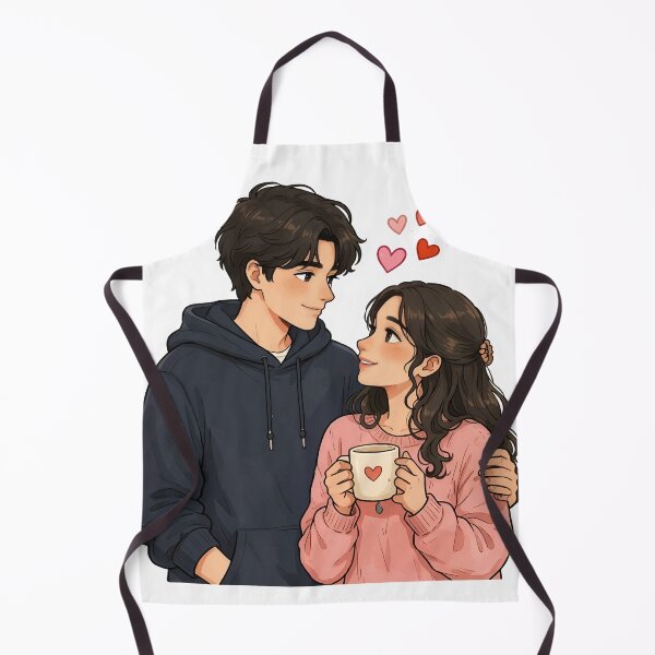 Item preview, Cute Romantic Couple Coffee Sticker designed and sold by Charul2dartist.
