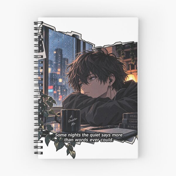 Item preview, Anime Text Aesthetic  - Some Nights designed and sold by A Light Worker.