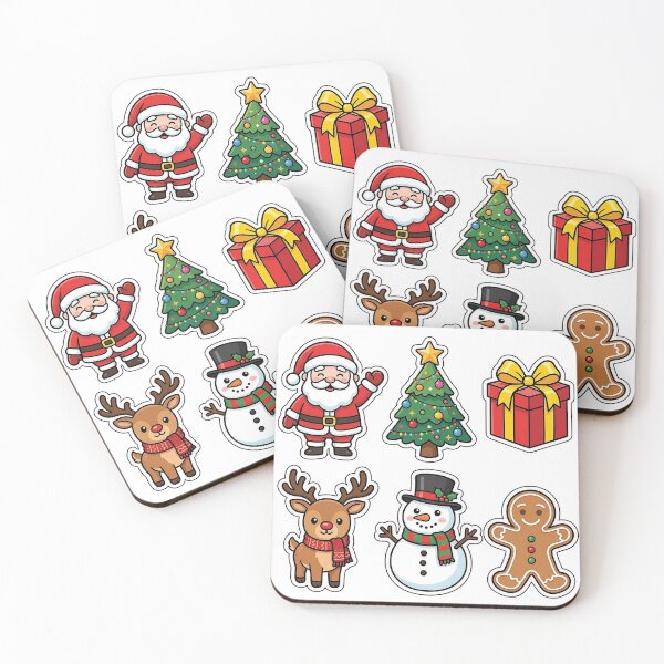Item preview, Cute Christmas Variety Sticker Pack - Holiday Classic Collection designed and sold by SimpleP.