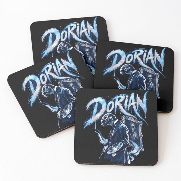 Item preview, Dorian Gray Blue Ink Artist and Haunted Portrait designed and sold by Fenay Designs.