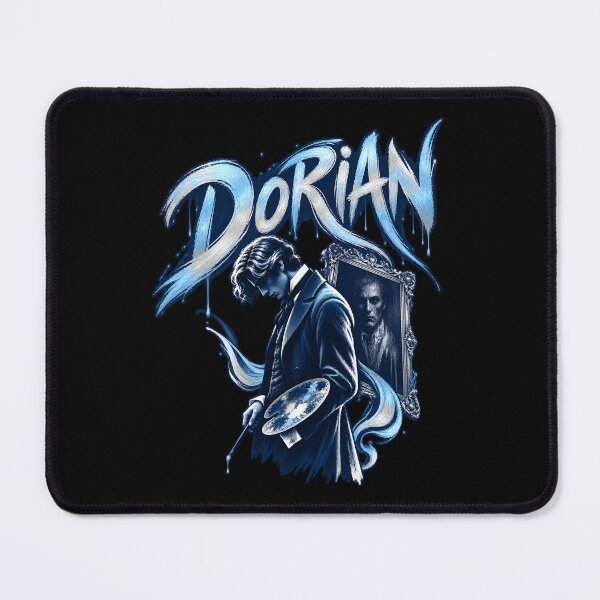 Item preview, Dorian Gray Blue Ink Artist and Haunted Portrait designed and sold by Fenay Designs.