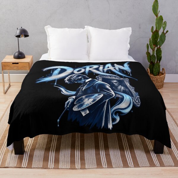 Item preview, Dorian Gray Blue Ink Artist and Haunted Portrait designed and sold by Fenay Designs.