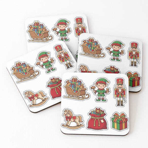 Item preview, Santa Workshop Toy Sticker Pack - Christmas Gift Delivery Edition designed and sold by SimpleP.