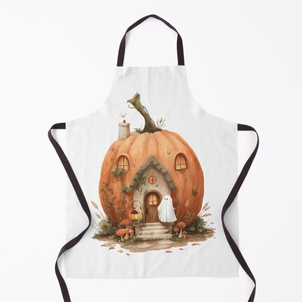 Item preview, Ghost Pumpkin House designed and sold by Helenaphotoart.