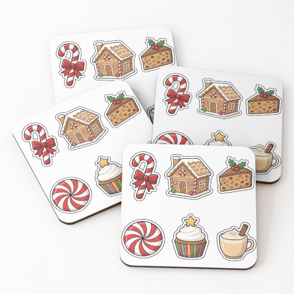 Item preview, Sweet Christmas Treats Sticker Pack - Holiday Dessert Assortment designed and sold by SimpleP.