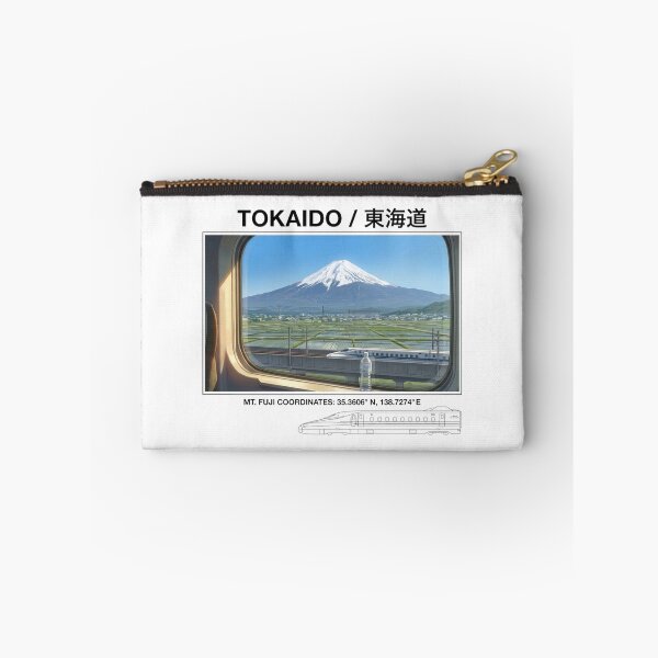 Item preview, Tokaido Shinkansen Bullet Train & Mt. Fuji Window View Japanese Aesthetic Streetwear designed and sold by Foldbloom.