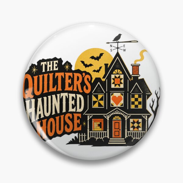 Item preview, The Quilter's Haunted House designed and sold by AMICO77.