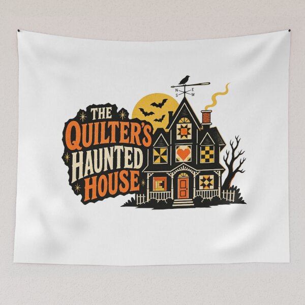 Item preview, The Quilter's Haunted House designed and sold by AMICO77.
