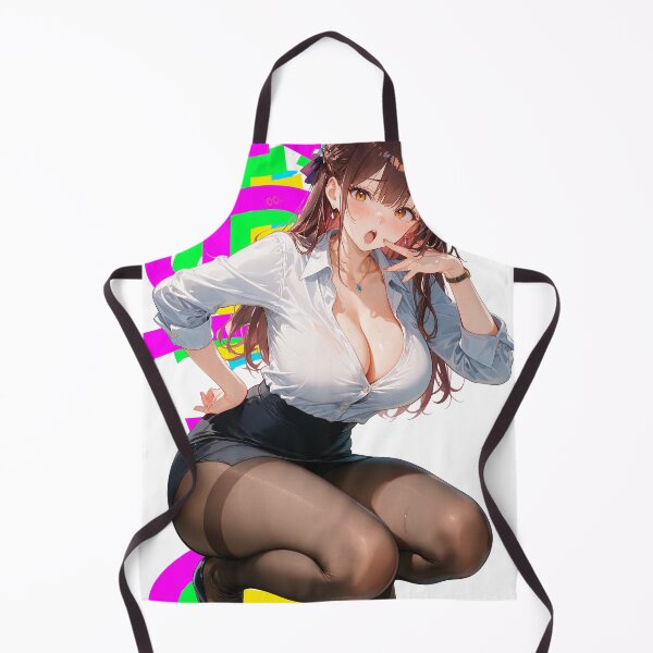 Item preview, Oops! - Busty Office Girl in Pantyhose | Surprised Squatting Pose designed and sold by Zskmind.