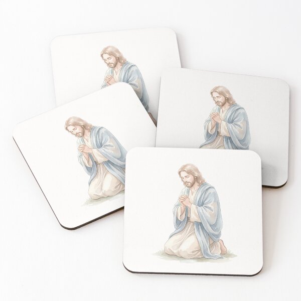 Item preview, Watercolor Jesus Praying Christian  designed and sold by stylishdzign.