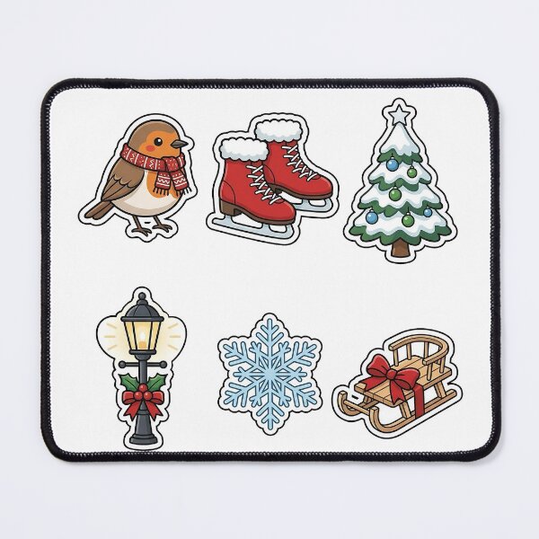 Item preview, Winter Wonderland Outdoor Sticker Pack - Snowy Holiday Favorites designed and sold by SimpleP.