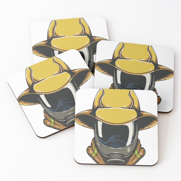 Item preview, Firefighter Helmet Gas Mask First Responder Hero Design designed and sold by anandariki.
