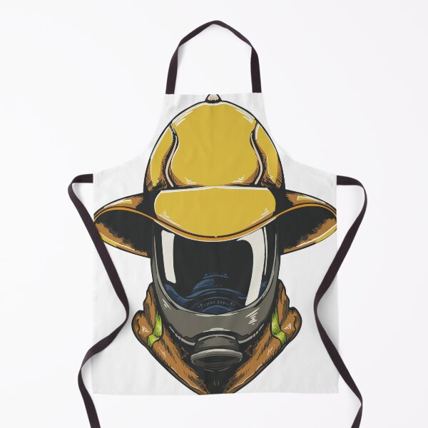 Item preview, Firefighter Helmet Gas Mask First Responder Hero Design designed and sold by anandariki.