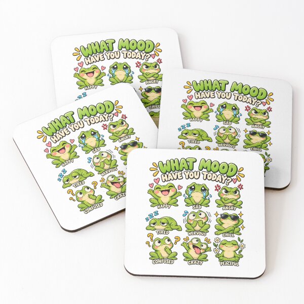 Item preview, What Mood Are You Today? Cute Frog Mood Chart designed and sold by SupplyCode.