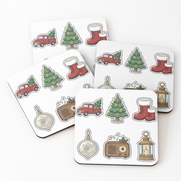 Item preview, Retro Christmas Nostalgia Sticker Pack - Vintage Holiday Collection designed and sold by SimpleP.