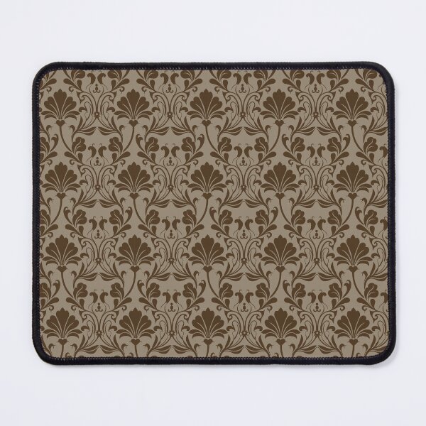 Item preview, Vintage Taupe Damask Floral Pattern designed and sold by ​Jyoti Digital Artist.
