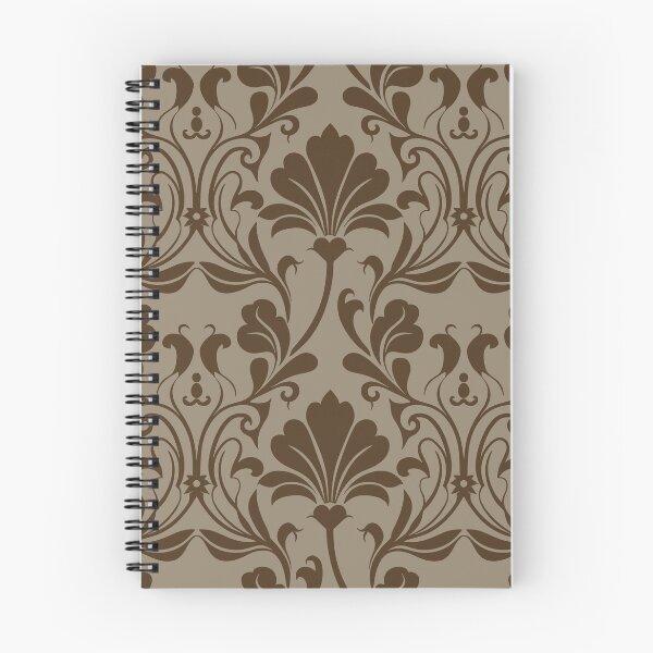 Item preview, Vintage Taupe Damask Floral Pattern designed and sold by ​Jyoti Digital Artist.