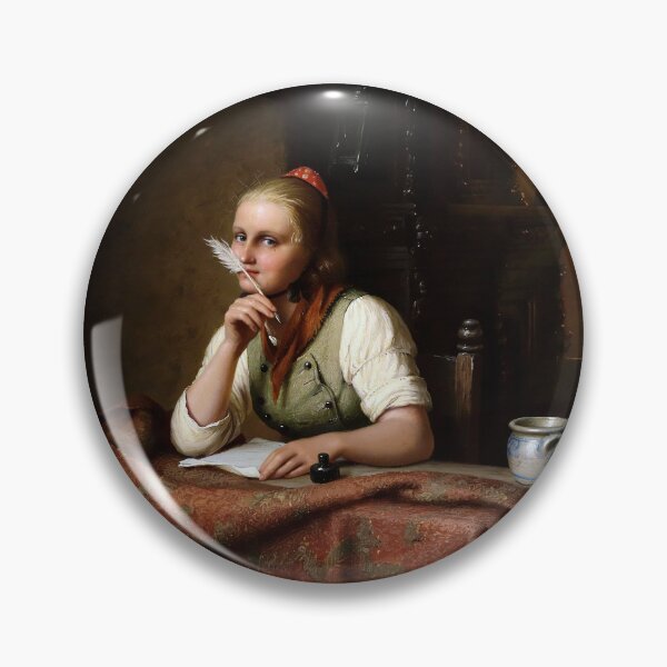 Item preview, The Letter by Johann Georg Meyer von Bremen designed and sold by The Breathing Paint.