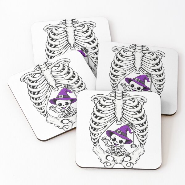 Item preview, Cute Baby Skeleton Pregnant Witch Halloween Costume designed and sold by Mambahfit.