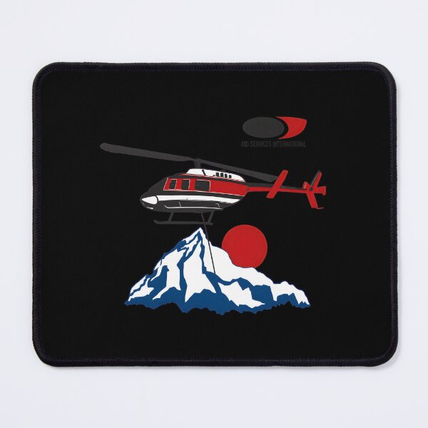 Item preview, AIRS SERVICESS INTERNATIONALS Helicopter Mountain Sun designed and sold by SaraRMarshall.