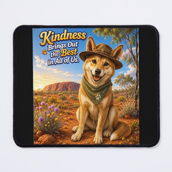 Item preview, Dingo Kindness Brings Out the Best in All of Us | Cute Australian Wildlife Inspirational Gift designed and sold by AnimalMarvels.