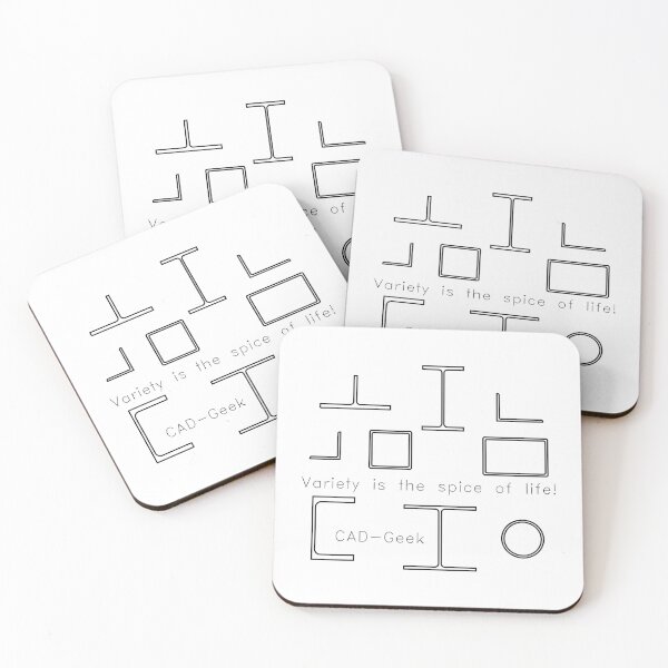 Item preview, Steel sections designed and sold by CAD-Geek.
