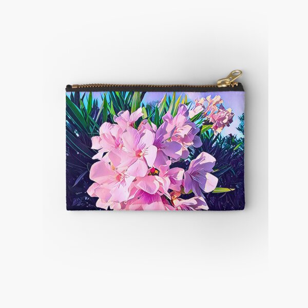 Item preview, Pastel Pink Oleander Flowers Graphic Botanical Art designed and sold by BalkanBloomArt.