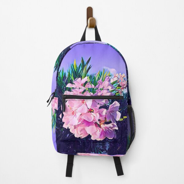 Item preview, Pastel Pink Oleander Flowers Graphic Botanical Art designed and sold by BalkanBloomArt.