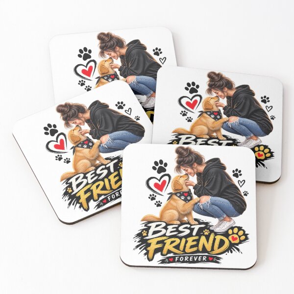 Item preview, Best Friend Forever – Golden Retriever Love & Dog Lover Friendship designed and sold by JanuszJarowicz.