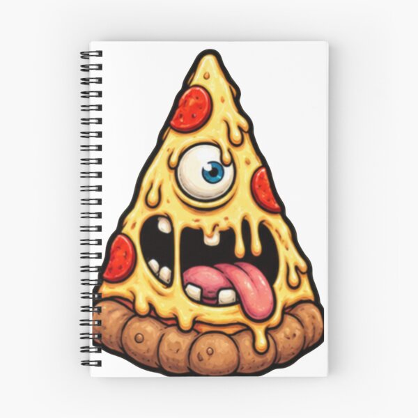 Item preview, Crazy Googly Eyed Cartoon Pizza Slice designed and sold by DailyDoodlesBySumbul.