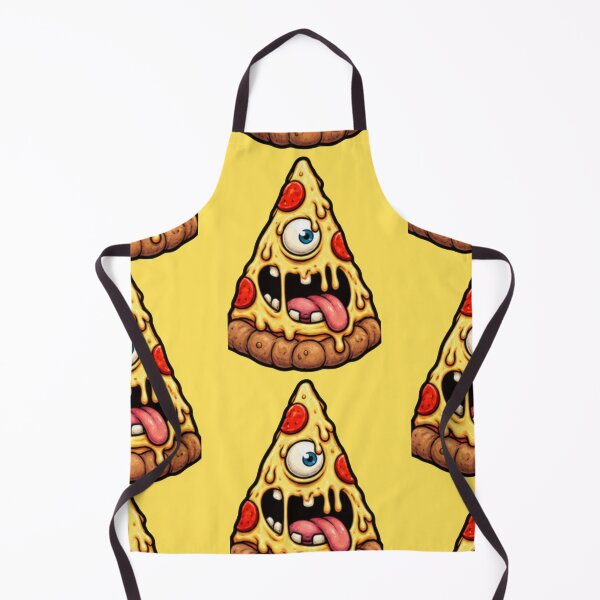 Item preview, Crazy Googly Eyed Cartoon Pizza Slice designed and sold by DailyDoodlesBySumbul.