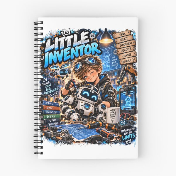 Item preview, Little Inventor, Big Possibilities – Robots & Technology designed and sold by MONIKA08 DESIGN.
