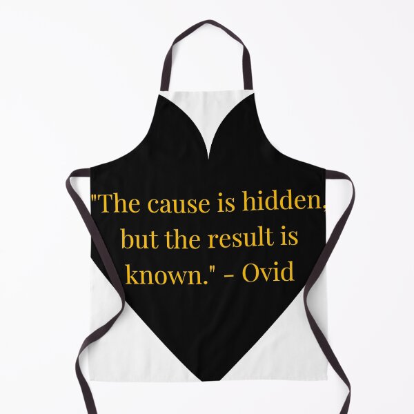 Item preview, Ovid Quote – Gold Text Black Heart designed and sold by TheIconSmith.