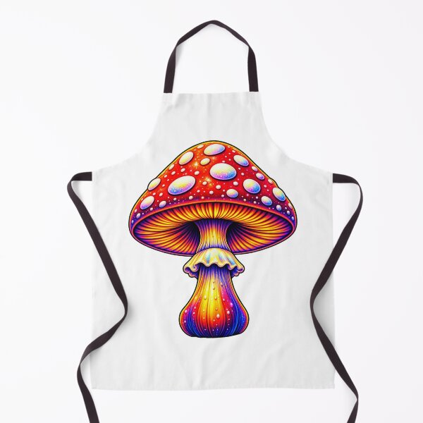 Item preview, Psychedelic Rainbow Mushroom Trippy Rave Art designed and sold by Odd Alien Lab.