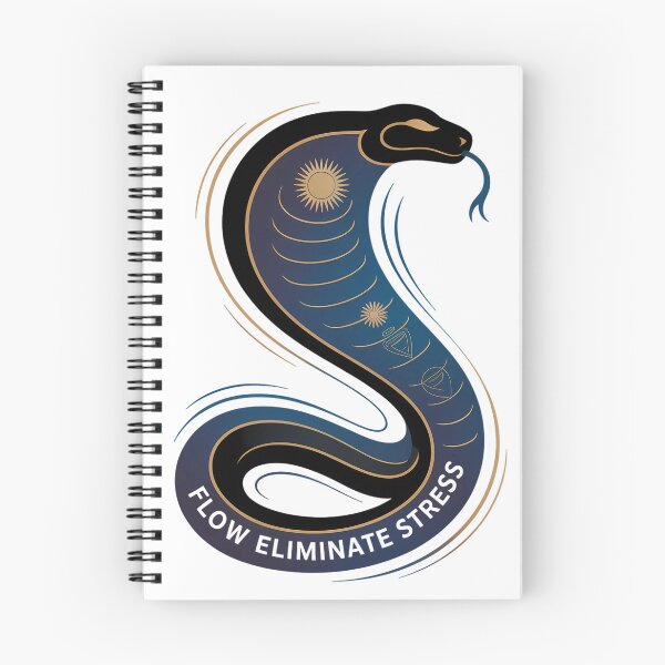 Item preview, Gold Cobra Yoga Flow Stress Relief Snake Vector Art designed and sold by 108stillness.