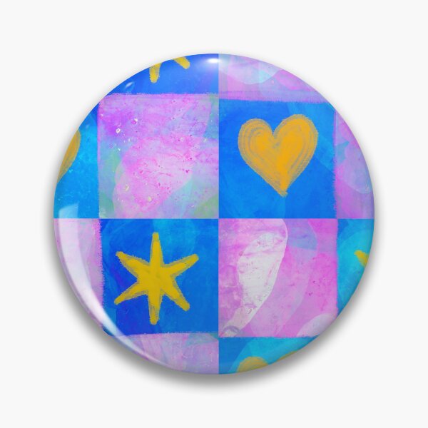 Item preview, Pink & Blue Repeating Grid Pattern designed and sold by Clover Crow.