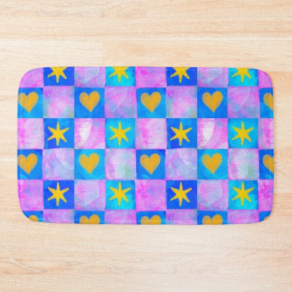 Item preview, Pink & Blue Repeating Grid Pattern designed and sold by Clover Crow.