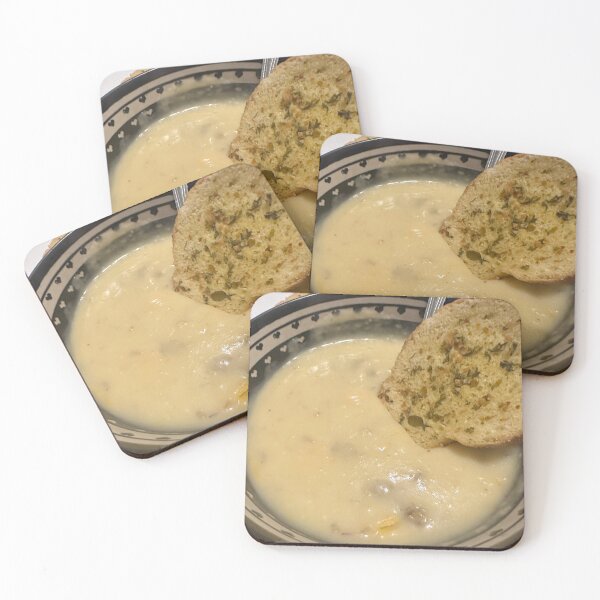 Item preview, Potato Soup with a side of garlic bread designed and sold by GiRoma98.