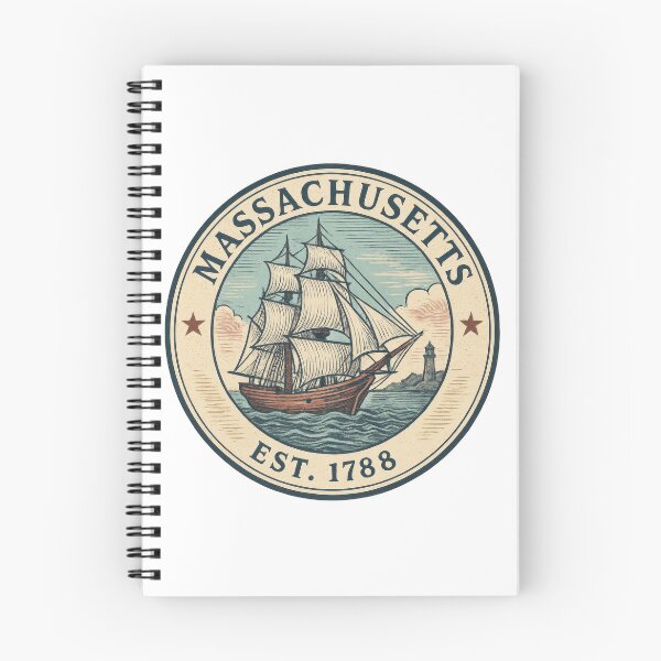 Item preview, MASSACHUSETTS EST. 1788 designed and sold by DavidBriot.