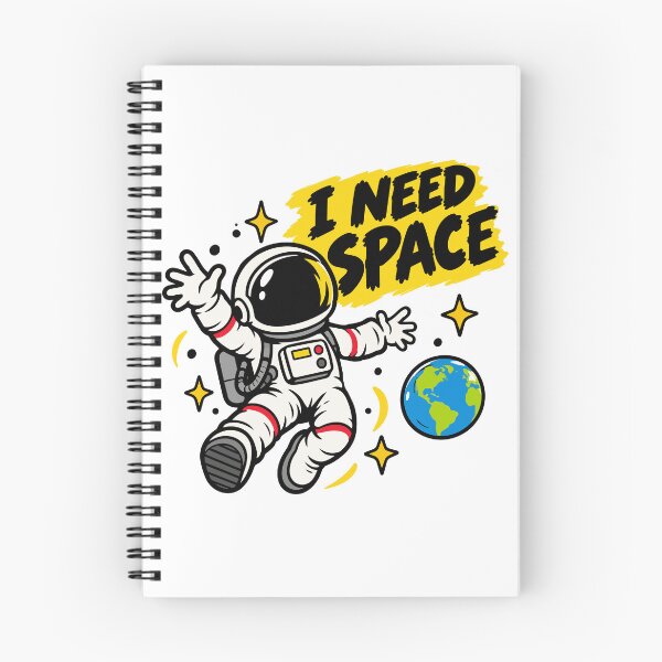 Item preview, I Need Space Funny Astronaut Sci Fi designed and sold by DesignGraphica.