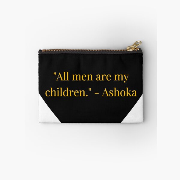 Item preview, Ashoka Quote – Gold Text Black Heart designed and sold by TheIconSmith.