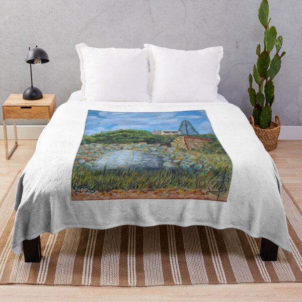 Item preview, Oil Painting - WWII Fort in Southern Sicily 14" x 11" designed and sold by Igor Pozdnyakov.