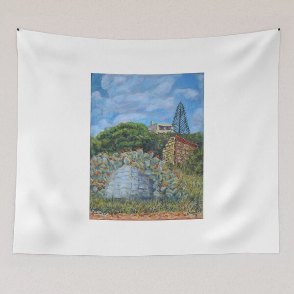 Item preview, Oil Painting - WWII Fort in Southern Sicily 14" x 11" designed and sold by Igor Pozdnyakov.