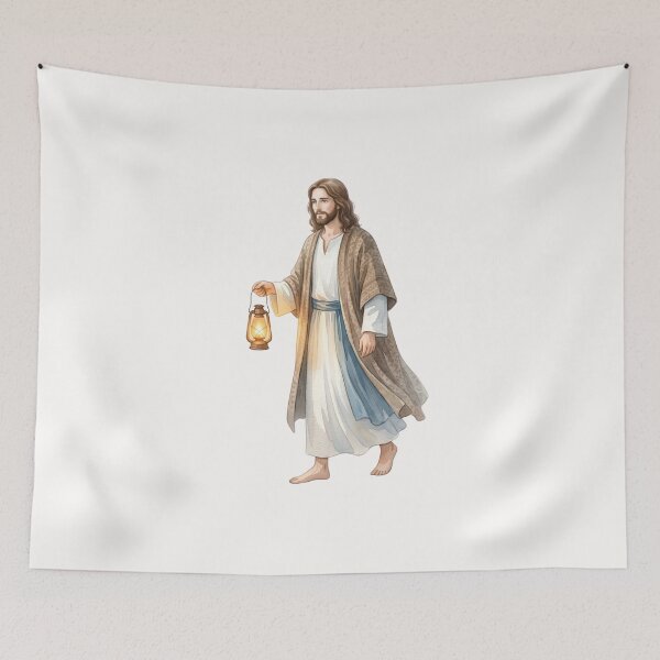 Item preview, Jesus Lantern Light Christian Guidance  designed and sold by stylishdzign.