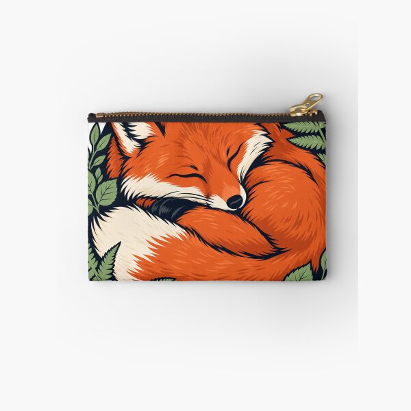 Item preview, Sleeping Fox and Ferns - Cozy Woodland Animal designed and sold by Maclaw200d.