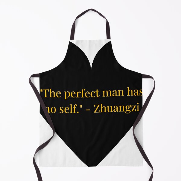 Item preview, Zhuangzi Quote – Gold Text Black Heart designed and sold by TheIconSmith.